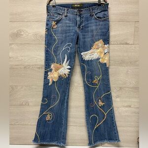 Switch USA Embroidered Denim